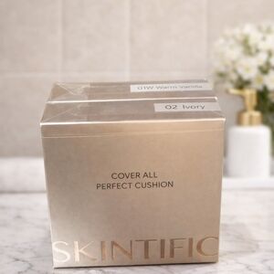 Skintific Cover All Perfect Cushion - Warm Vanilla & Ivory